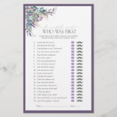 Hij zei dat ze Paarse bloemen Vrijgezellenfeest sp (Voorkant)