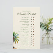 Hij zei dat ze Palm Tree vrijgezellenfeest Game ze (Staand voorkant)