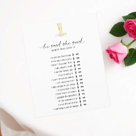 Hij zei dat ze Pearls Prosecco Vrijgezellenfeest z