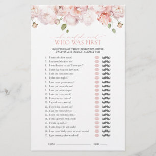 Hij zei dat ze Pink Flowers Vrijgezellenfeest Game