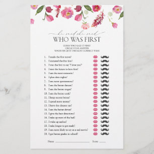Hij zei dat ze Pink Flowers Vrijgezellenfeest Game