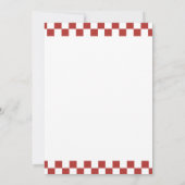 Hij zei dat ze pizza vrijgezellenspel kaart zei (Achterkant)