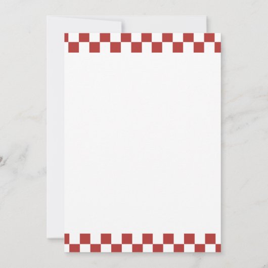 Hij zei dat ze pizza vrijgezellenspel kaart zei (Achterkant)