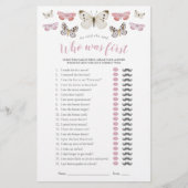 Hij zei dat ze roze vlinders douchespel zei (Voorkant)