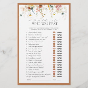 Hij zei dat ze Rustic Floral Vrijgezellenfeest Gam