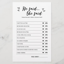 Hij zei dat ze spel voor bruiloft of Vrijgezellenf