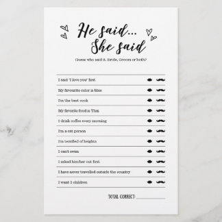 Hij zei dat ze spel voor bruiloft of Vrijgezellenf