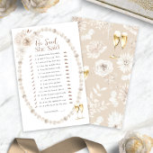 Hij zei dat ze spel zei