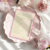 Hij zei dat ze Vrijgezellenfeest Game Kaart zei