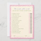 Hij zei dat ze Vrijgezellenfeest Game Kaart zei (Voorkant)