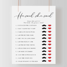 Hij zei dat ze Vrijgezellenfeest Game zei