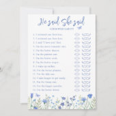 Hij zei dat ze Vrijgezellenfeest spel Kaart zei (Voorkant)