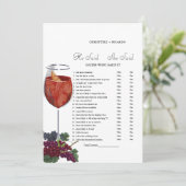 Hij zei dat ze Vrijgezellenfeest spelkaart zei Aankondiging (Staand voorkant)