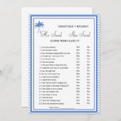 Hij zei dat ze Vrijgezellenfeest spelkaart zei Aankondiging (Voorkant / Achterkant)