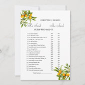 Hij zei dat ze Vrijgezellenfeest spelkaart zei Aankondiging (Voorkant)