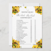 Hij zei dat ze Vrijgezellenfeest spelkaart zei Aankondiging (Voorkant)