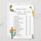 Hij zei dat ze Vrijgezellenfeest spelkaart zei Aankondiging (Voorkant)