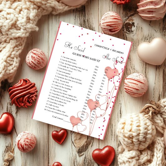 Hij zei dat ze Vrijgezellenfeest spelkaart zei Aankondiging