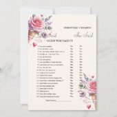 Hij zei dat ze Vrijgezellenfeest spelkaart zei Aankondiging (Voorkant)