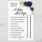 Hij zei dat ze vrijgezellenfeest tweetalige game z (Achterkant)