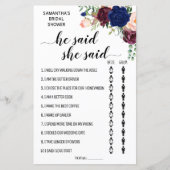 Hij zei dat ze vrijgezellenfeest tweetalige game z (Voorkant)