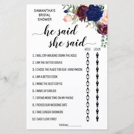 Hij zei dat ze vrijgezellenfeest tweetalige game z (Voorkant)