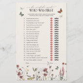 Hij zei dat ze wilde bloem vlinder douche spel zei (Voorkant)