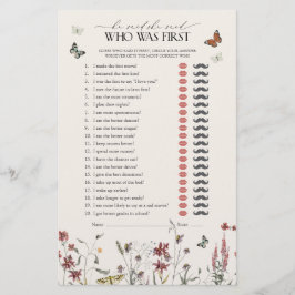 Hij zei dat ze wilde bloem vlinder douche spel zei