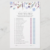 Hij zei dat ze wilde bloem Vrijgezellenfeest spel  (Voorkant)