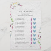 Hij zei dat ze wilde bloem Vrijgezellenfeest spel  (Voorkant)