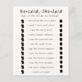 Hij zei dat ze zei (Voorkant)