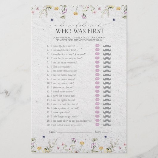 Hij zei dat ze zei dat de zomer wilde bloemen douc (Voorkant)