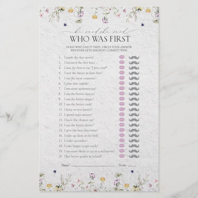 Hij zei dat ze zei dat de zomer wilde bloemen douc (Voorkant)