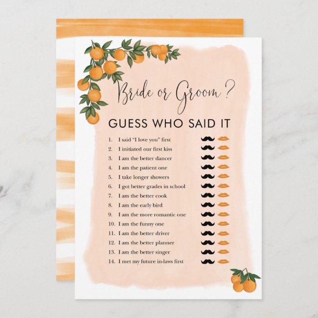 Hij zei dat ze zei dat het Vrijgezellenfeest van B (Voorkant / Achterkant)