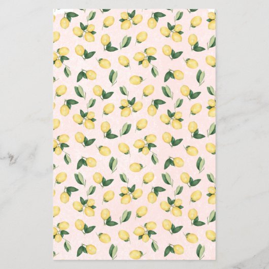 Hij zei dat ze zei dat Lemon Pink Vrijgezellenfees Flyer (Achterkant)