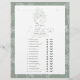 Hij zei dat ze zei dat Sage Green Bridal Tea Showe