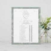 Hij zei dat ze zei dat Sage Green Bridal Tea Showe (Staand voorkant)