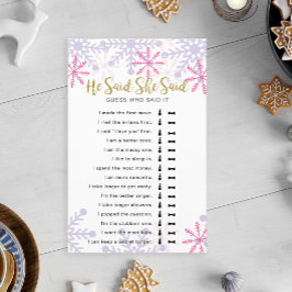 Hij zei dat ze zei dat Vrijgezellenfeest de sneeuw