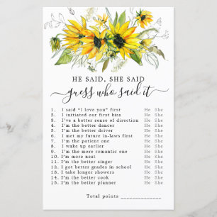 Hij zei dat ze zei dat Vrijgezellenfeest Game