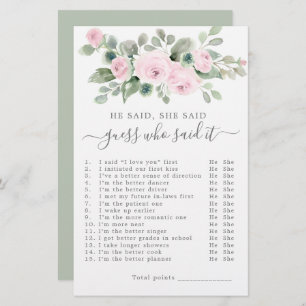 Hij zei dat ze zei dat Vrijgezellenfeest Game