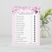 Hij zei dat ze zei dat Vrijgezellenfeest Game Kaart (Staand voorkant)