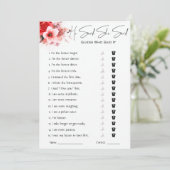 Hij zei dat ze zei dat Vrijgezellenfeest Game Kaart (Staand voorkant)