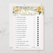 Hij zei dat ze zei dat Vrijgezellenfeest Game Kaart (Voorkant)