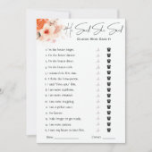 Hij zei dat ze zei dat Vrijgezellenfeest Game Kaart (Voorkant)