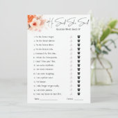 Hij zei dat ze zei dat Vrijgezellenfeest Game Kaart (Staand voorkant)