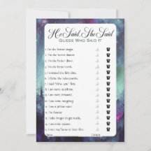 Hij zei dat ze zei dat Vrijgezellenfeest Game