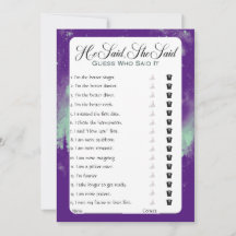 Hij zei dat ze zei dat Vrijgezellenfeest Game