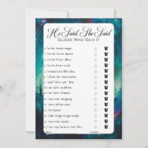 Hij zei dat ze zei dat Vrijgezellenfeest Game