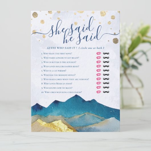 Hij zei dat ze zei dat Vrijgezellenfeest met een m (Staand voorkant)