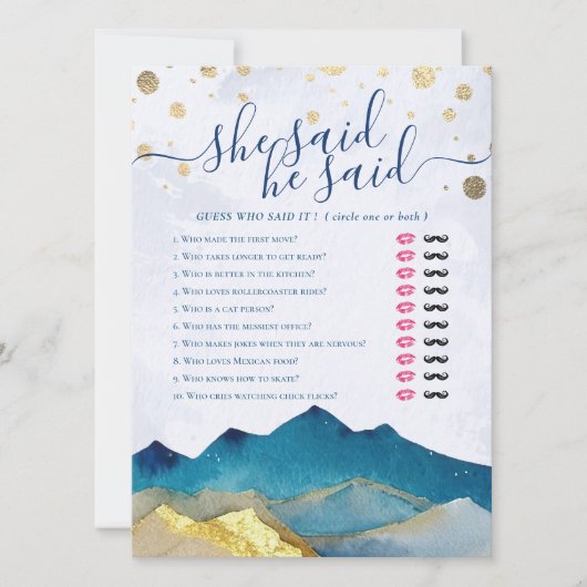 Hij zei dat ze zei dat Vrijgezellenfeest met een m (Voorkant)